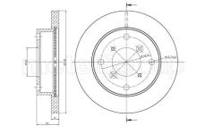 Brzdový kotouč CIFAM 800-691