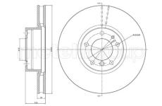 Brzdový kotouč CIFAM 800-693C