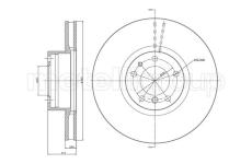 Brzdový kotouč CIFAM 800-703C