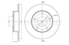 Brzdový kotouč CIFAM 800-708C