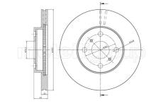 Brzdový kotouč CIFAM 800-717C