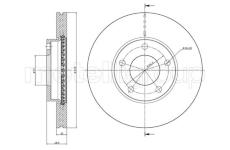 Brzdový kotouč CIFAM 800-729C