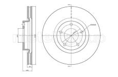 Brzdový kotouč CIFAM 800-730C