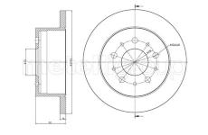 Brzdový kotouč CIFAM 800-731