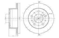 Brzdový kotouč CIFAM 800-732