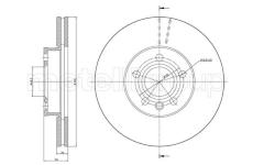 Brzdový kotouč CIFAM 800-736C
