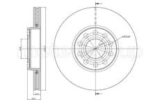 Brzdový kotouč CIFAM 800-745C