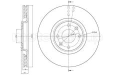 Brzdový kotouč CIFAM 800-751C