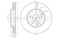 Brzdový kotouč CIFAM 800-753C