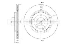 Brzdový kotouč CIFAM 800-759C