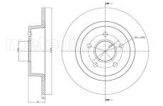 Brzdový kotouč CIFAM 800-761C
