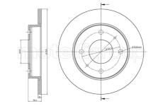 Brzdový kotouč CIFAM 800-768C