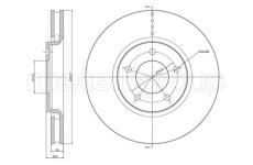 Brzdový kotouč CIFAM 800-780C