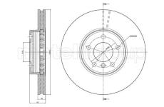 Brzdový kotouč CIFAM 800-784C