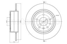 Brzdový kotouč CIFAM 800-796C