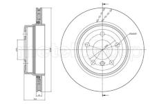 Brzdový kotouč CIFAM 800-813C