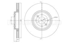 Brzdový kotouč CIFAM 800-829C