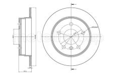 Brzdový kotouč CIFAM 800-833C
