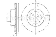 Brzdový kotouč CIFAM 800-836