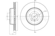 Brzdový kotouč CIFAM 800-853C