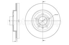 Brzdový kotouč CIFAM 800-855C