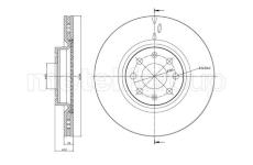 Brzdový kotouč CIFAM 800-859C