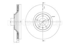 Brzdový kotouč CIFAM 800-866C