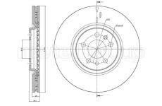 Brzdový kotouč CIFAM 800-906C