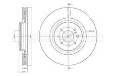 Brzdový kotouč CIFAM 800-907C