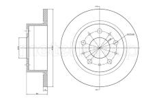 Brzdový kotouč CIFAM 800-911C
