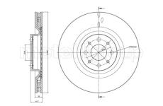Brzdový kotouč CIFAM 800-915C