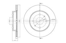 Brzdový kotouč CIFAM 800-923C