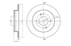 Brzdový kotouč CIFAM 800-929C