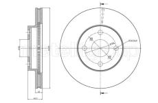Brzdový kotouč CIFAM 800-944C