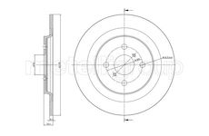 Brzdový kotouč CIFAM 800-947C