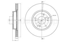 Brzdový kotouč CIFAM 800-958C