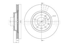 Brzdový kotouč CIFAM 800-961C