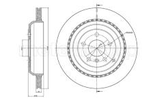 Brzdový kotouč CIFAM 800-964C