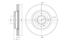 Brzdový kotouč CIFAM 800-975C