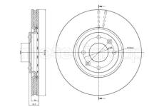 Brzdový kotouč CIFAM 800-985C