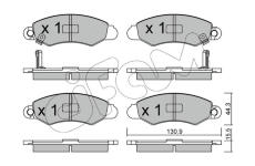Sada brzdových platničiek kotúčovej brzdy CIFAM 822-418-0