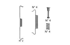 Sada príslużenstva brzdovej čeľuste CIFAM K460