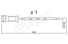 Vystrazny kontakt, opotrebeni oblozeni CIFAM SU.082