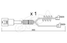 Vystrazny kontakt, opotrebeni oblozeni CIFAM SU.103