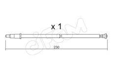 Vystrazny kontakt, opotrebeni oblozeni CIFAM SU.105