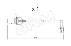 Vystrazny kontakt, opotrebeni oblozeni CIFAM SU.291