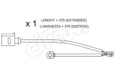 Vystrazny kontakt, opotrebeni oblozeni CIFAM SU.294