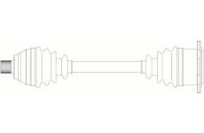 Hnací hřídel GENERAL RICAMBI AU3298