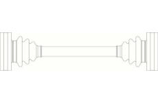 Hnací hřídel GENERAL RICAMBI BW3002