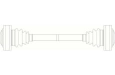 Hnací hřídel GENERAL RICAMBI BW3055